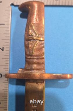 WWII US 9th Army Air Force Kitzingen Base Letter Opener Faye Waggoner