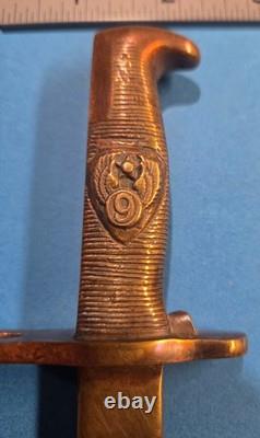 WWII US 9th Army Air Force Kitzingen Base Letter Opener Faye Waggoner