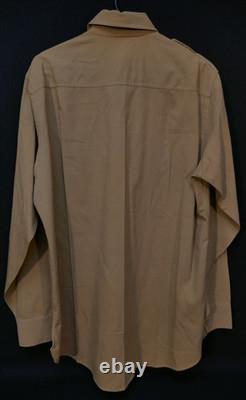 WWII US 9th Army Air Force & Service Forces Khaki Officers Grade Shirt, Patches