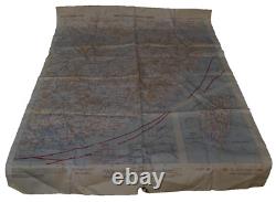WWII US AAF Army Air Force Cloth Charts Philippines Series LUZON / SE CHINA 1944