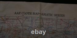 WWII US AAF Army Air Force Cloth Charts Philippines Series LUZON / SE CHINA 1944