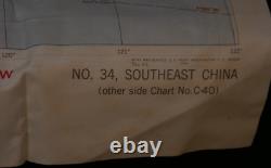 WWII US AAF Army Air Force Cloth Charts Philippines Series LUZON / SE CHINA 1944