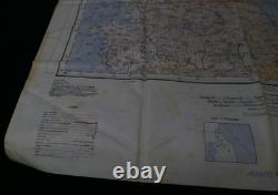 WWII US AAF Army Air Forces Cloth Chart Keijo Vladivostok 1943 Silk 24 x 24.5