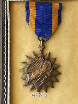 WWII US ARMY AIR CORPS group. PURPLE HEART, AIR MEDAL