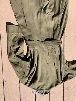 WWII US ARMY AIR FORCES AN-S-31A SUMMER FLYING SUIT Coveralls