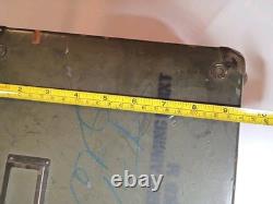 WWII US ARMY AIR FORCES Camera Gun Sight Aiming Point Storage Case With Lenses +