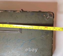 WWII US ARMY AIR FORCES Camera Gun Sight Aiming Point Storage Case With Lenses +