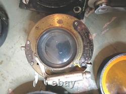 WWII US ARMY AIR FORCES Camera Gun Sight Aiming Point Storage Case With Lenses +