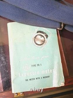 WWII US ARMY AIR FORCES Camera Gun Sight Aiming Point Storage Case With Lenses +