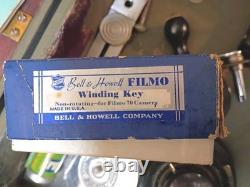 WWII US ARMY AIR FORCES Camera Gun Sight Aiming Point Storage Case With Lenses + WWII US ARMY AIR FORCES Camera Gun Sight Aiming Point Storage Case With Lenses +