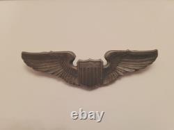 WWII US ARMY AIR FORCES PILOT WINGS FOX Hallmark 3 Clutchback