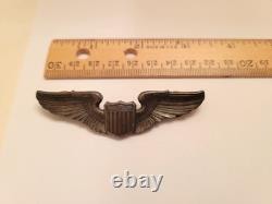 WWII US ARMY AIR FORCES PILOT WINGS FOX Hallmark 3 Clutchback
