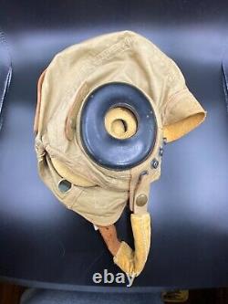 WWII US ARMY AIR FORCE AN-H-15 Bradley-Goodrich Aviator summer helmet