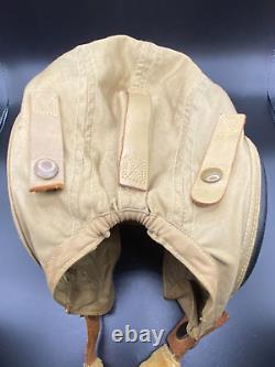 WWII US ARMY AIR FORCE AN-H-15 Bradley-Goodrich Aviator summer helmet