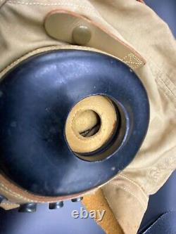 WWII US ARMY AIR FORCE AN-H-15 Bradley-Goodrich Aviator summer helmet