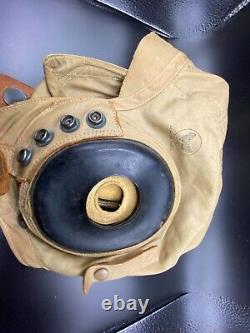 WWII US ARMY AIR FORCE AN-H-15 Bradley-Goodrich Aviator summer helmet