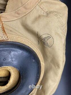 WWII US ARMY AIR FORCE AN-H-15 Bradley-Goodrich Aviator summer helmet