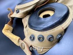 WWII US ARMY AIR FORCE AN-H-15 Bradley-Goodrich Aviator summer helmet