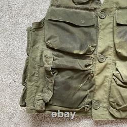 WWII US ARMY AIR FORCE EMERGENCY SUSTENANCE VEST C-1 With HOLSTER MILITARY 40s