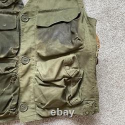 WWII US ARMY AIR FORCE EMERGENCY SUSTENANCE VEST C-1 With HOLSTER MILITARY 40s