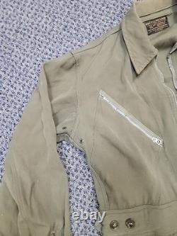 WWII US ARMY AIR FORCE USAAF TYPE L-1 FLYING LIGHT GABARDINE FLIGHT SUIT Medium