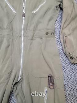 WWII US ARMY AIR FORCE USAAF TYPE L-1 FLYING LIGHT GABARDINE FLIGHT SUIT Medium
