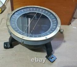 WWII US Air Force Army AFT Compass Type D-12 WITH WOOD BOX