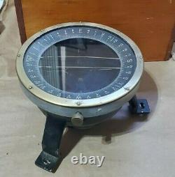 WWII US Air Force Army AFT Compass Type D-12 WITH WOOD BOX