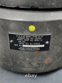 WWII US Air Force Army Compass Type D-12 Bendix eclipse pioneer af43