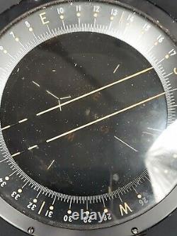 WWII US Air Force Army Compass Type D-12 Bendix eclipse pioneer af43