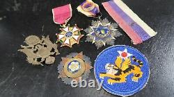 WWII US Army 14th Air Corps Force Grouping Order of the Flying Cloud and Banner