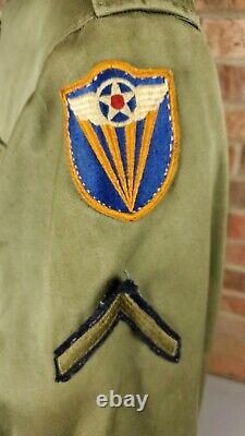 WWII US Army 4th Air Force M-1943 Field Jacket Uniform Patch