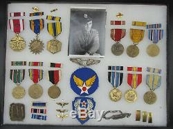 WWII US Army 9th Air Force Medal Grouping