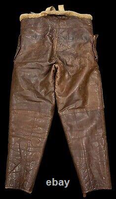 WWII US Army Air Core Bomber Plane Crew Shearling Flying Pants Type A-1 Size 42