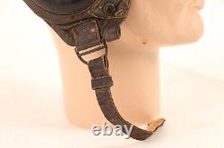WWII US Army Air Corp A11 Flight Helmet Size M Soft Leather