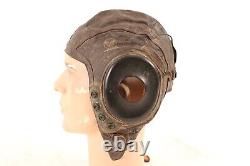 WWII US Army Air Corp A11 Flight Helmet Size M Soft Leather