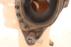 WWII US Army Air Corp A11 Flight Helmet Size M Soft Leather
