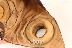 WWII US Army Air Corp A11 Flight Helmet Size M Soft Leather