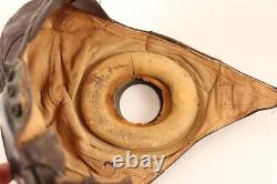 WWII US Army Air Corp A11 Flight Helmet Size M Soft Leather