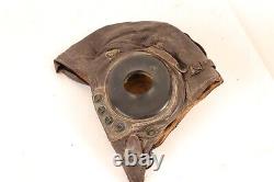 WWII US Army Air Corp A11 Flight Helmet Size M Soft Leather