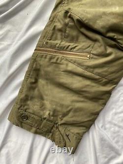 WWII US Army Air Corp A-8 Flying Pants Quilted Size 38