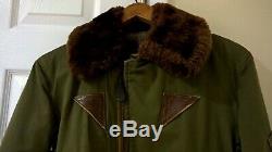 WWII US Army Air Corp B-15A Flight Jacket Size 34 Berk-Ray Corporation