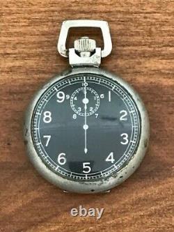 WWII US Army Air Corp Navigation Ground Speed Stop Watch HAMILTON WATCH CO