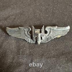 WWII US Army Air Corp Sterling Aerial Gunner Wings 3 Inch