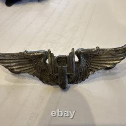 WWII US Army Air Corp Sterling Aerial Gunner Wings 3 Inch