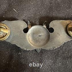 WWII US Army Air Corp Sterling Aerial Gunner Wings 3 Inch
