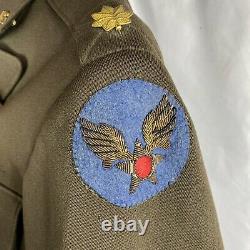 WWII US Army Air Corp Uniform Hart Schaffner Marx Tailored Bullion Patch