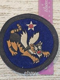 WWII US Army Air Corps 23rd Fighter Group Chinese Made 5 Leather Patch L@@K