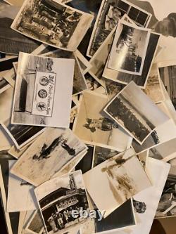 WWII US Army Air Corps 36th Photo Recon Squadron Photos and Log Book Lot