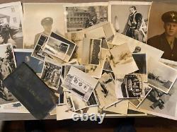 WWII US Army Air Corps 36th Photo Recon Squadron Photos and Log Book Lot